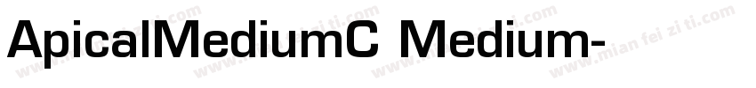ApicalMediumC Medium字体转换
